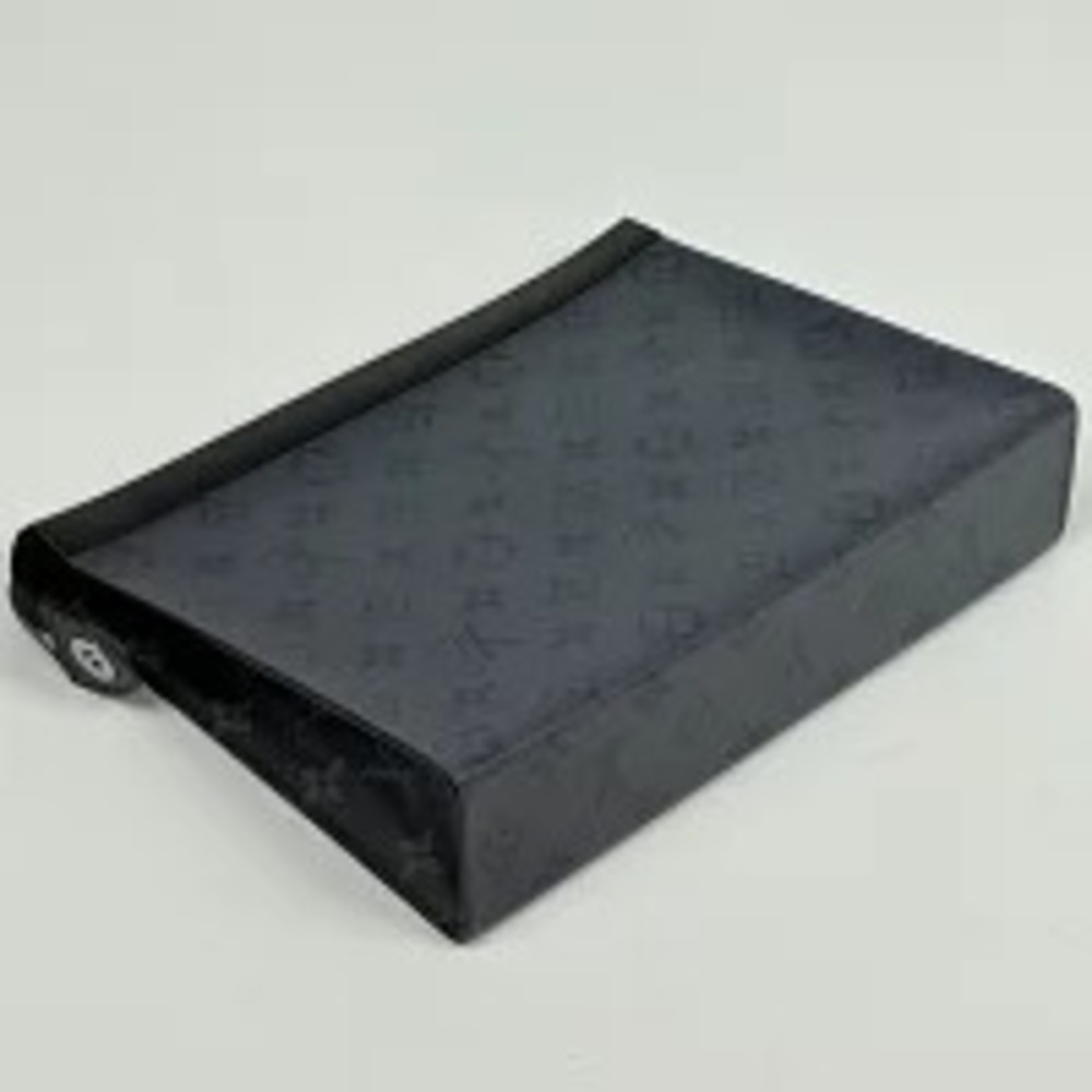 Louis Vuitton Clutch Pochette Voyage Black Gray Monogram Eclipse Bag Shoulder